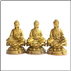 純銅三寶佛像 純銅三寶佛像