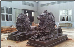 大型室外銅獅子 大型室外銅獅子