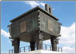 寺廟四方銅鼎鑄造 寺廟四方銅鼎鑄造