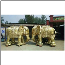 大型面對(duì)面銅大象 大型面對(duì)面銅大象