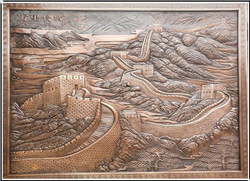 長(zhǎng)城銅浮雕 長(zhǎng)城銅浮雕