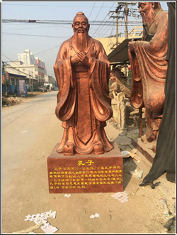 校園名人孔子銅像 校園名人孔子銅像