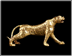 純銅梅花豹 純銅梅花豹