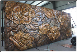 銅浮雕壁畫(huà)鑄造廠