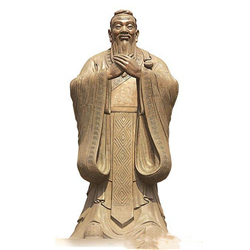 校園孔子標(biāo)準(zhǔn)銅像