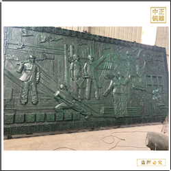 鑄銅關(guān)公 城市文化裝飾銅浮雕壁畫