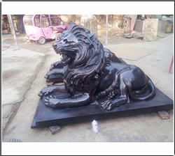 酒店門口銅獅子 酒店門口銅獅子