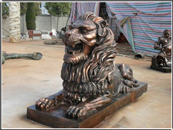 大型鑄銅獅子 大型鑄銅獅子