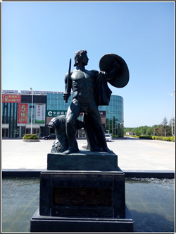 景觀廣場(chǎng)人物銅雕塑 景觀廣場(chǎng)人物銅雕塑