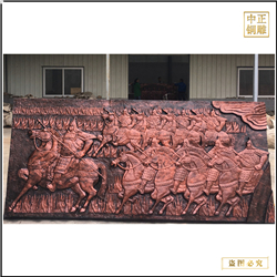 鑄銅關(guān)公 來圖制作鍛造浮雕