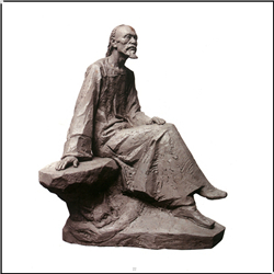 鑄銅關(guān)公 ? 古代作家蒲松齡人物雕塑