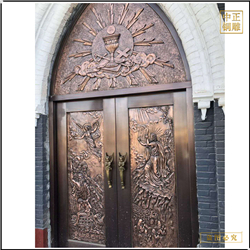 鑄銅關(guān)公 歐式大門銅浮雕制做