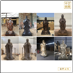 鑄銅孔子名人雕塑 鑄銅孔子名人雕塑