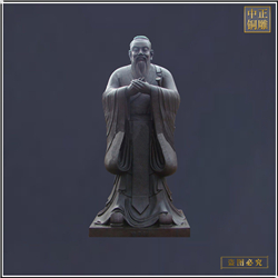 定做2米鑄銅孔子雕塑 定做2米鑄銅孔子雕塑