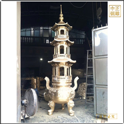 大型長方形銅香爐鑄造廠 大型長方形銅香爐鑄造廠