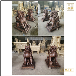 門(mén)口銅麒麟制作加工 門(mén)口銅麒麟制作加工