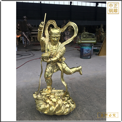 室外貼金銅像擺件 室外貼金銅像擺件