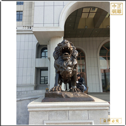 加工定制酒店銅獅子 加工定制酒店銅獅子