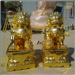 青銅天安門獅子雕塑 青銅天安門獅子雕塑