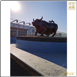 大型鎏金銅牛定制 大型鎏金銅牛定制