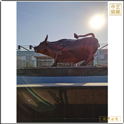 戶外華爾街銅牛雕塑 戶外華爾街銅牛雕塑