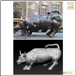 美國(guó)華爾街銅牛定制廠 