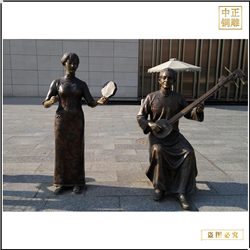 現(xiàn)代街頭小品人物景觀雕塑 現(xiàn)代街頭小品人物景觀雕塑