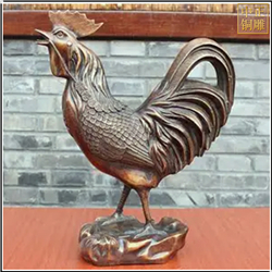 銅雞雕塑擺件鑄造廠(chǎng)家