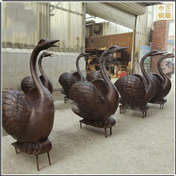 大型噴水銅天鵝雕塑 大型噴水銅天鵝雕塑