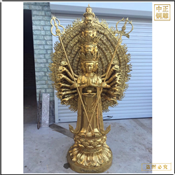 鑄造觀音菩薩銅像價(jià)錢 鑄造觀音菩薩銅像價(jià)錢