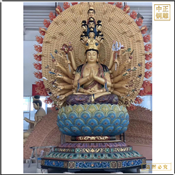 坐像千手觀音雕塑 坐像千手觀音雕塑