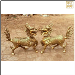 小型銅麒麟定制 小型銅麒麟定制