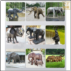 景觀純銅大象鑄造廠家 景觀純銅大象鑄造廠家