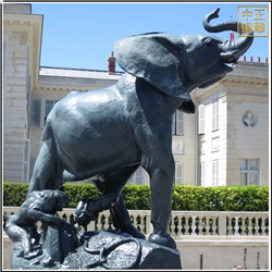 景觀銅大象雕塑 景觀銅大象雕塑
