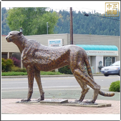 花豹銅雕塑鑄造 花豹銅雕塑鑄造