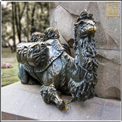 景觀駱駝銅雕塑 景觀駱駝銅雕塑