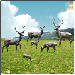 群鹿雕塑鑄造價(jià)格 群鹿雕塑鑄造價(jià)格