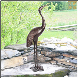 室外景觀仙鶴雕塑 室外景觀仙鶴雕塑