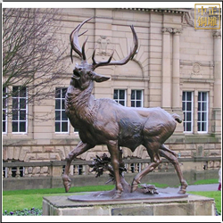 小區(qū)銅鹿雕塑擺件 小區(qū)銅鹿雕塑擺件