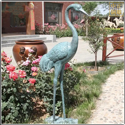 園林仙鶴銅雕塑擺件 園林仙鶴銅雕塑擺件