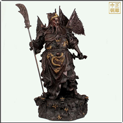 大型立刀九龍關(guān)公雕塑 大型立刀九龍關(guān)公雕塑