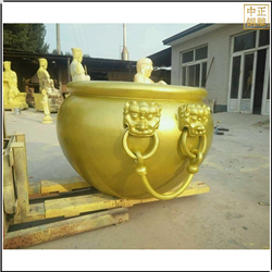 黃銅別墅庭院養(yǎng)花養(yǎng)魚(yú)銅缸 黃銅別墅庭院養(yǎng)花養(yǎng)魚(yú)銅缸