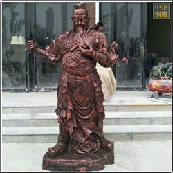 關(guān)公站像雕塑 關(guān)公站像雕塑