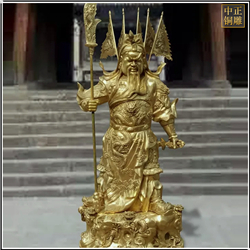 室外黃銅關(guān)公雕塑 室外黃銅關(guān)公雕塑