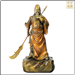 鑄銅持刀關(guān)公定制 鑄銅持刀關(guān)公定制