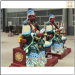 坐像看書(shū)彩繪關(guān)公雕塑 坐像看書(shū)彩繪關(guān)公雕塑