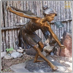 鑄銅關(guān)公 芭蕾舞女孩銅雕塑定制