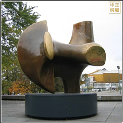鑄銅關(guān)公 抽象廣場銅雕塑