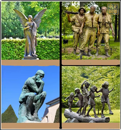 鑄銅關(guān)公 各種園林人物銅雕塑