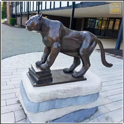 鑄銅關(guān)公 大型廣場(chǎng)豹子銅雕塑